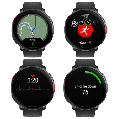 Polar Vantage V3 Night Black Premium Multisporthorloge S-L - Zwart