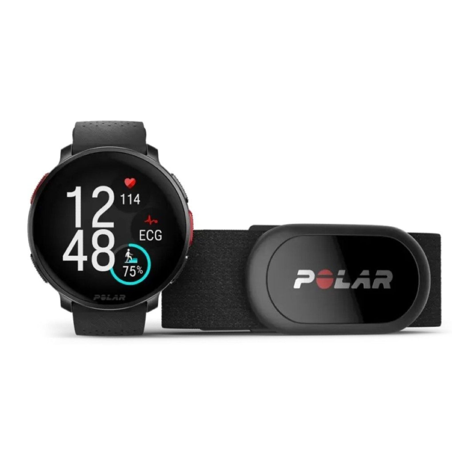 Polar Vantage V3 Night Black Premium Multisporthorloge S-L - Zwart