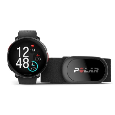 Polar Vantage V3 Night Black Premium Multisporthorloge S-L - Zwart