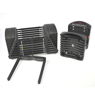 Powerblock Pro 50 PBPRO50 - Set van 2x verstelbare dumbbells tot 23 KG