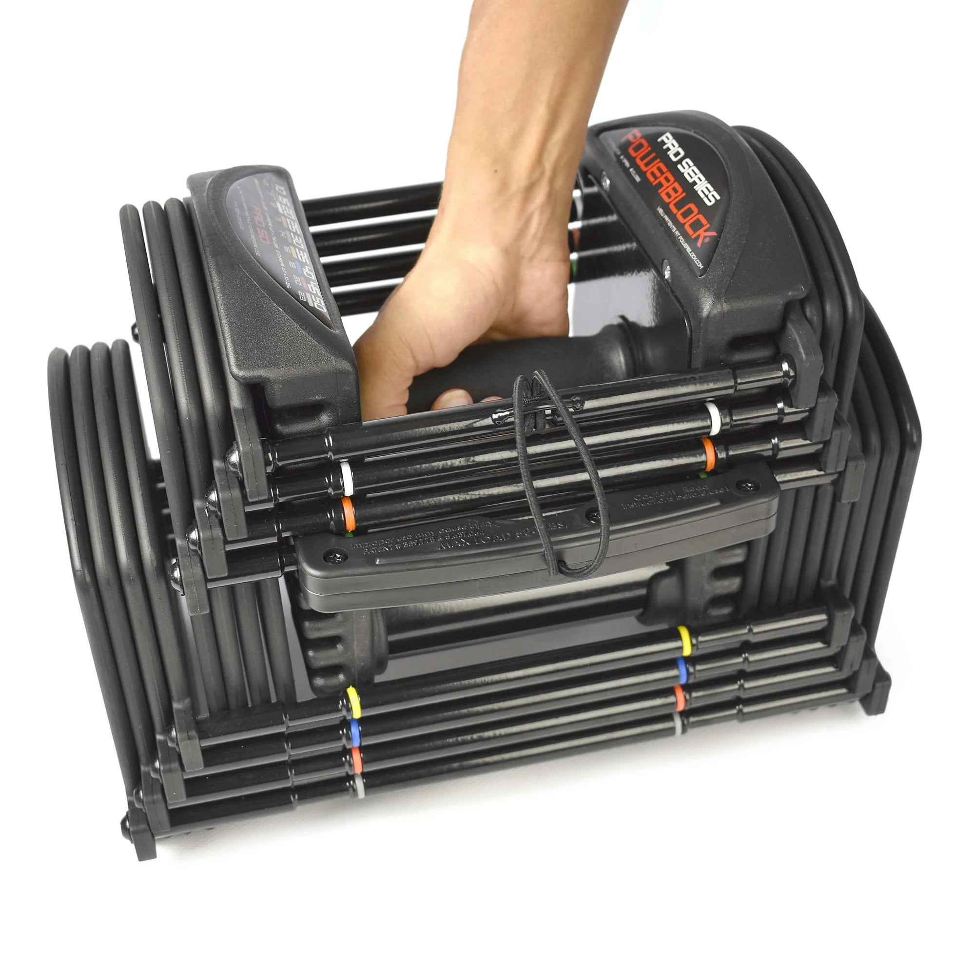 Powerblock Pro 50 PBPRO50 - Set van 2x verstelbare dumbbells tot 23 KG