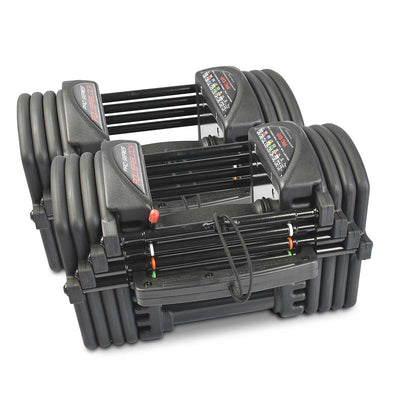 Powerblock Pro EXP 5-50 PBPROSET1 - Set van 2x verstelbare dumbbells tot 23 KG - Uitbreidbaar