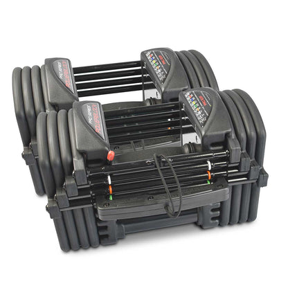 Powerblock Pro EXP 5-50 PBPROSET1 - Set van 2x verstelbare dumbbells tot 23 KG - Uitbreidbaar