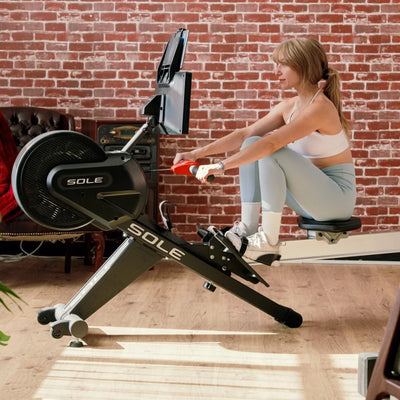 Rameur Sole Fitness SR550 avec écran de divertissement tactile