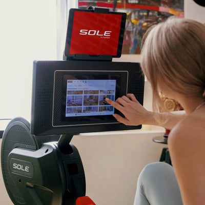 Rameur Sole Fitness SR550 avec écran de divertissement tactile