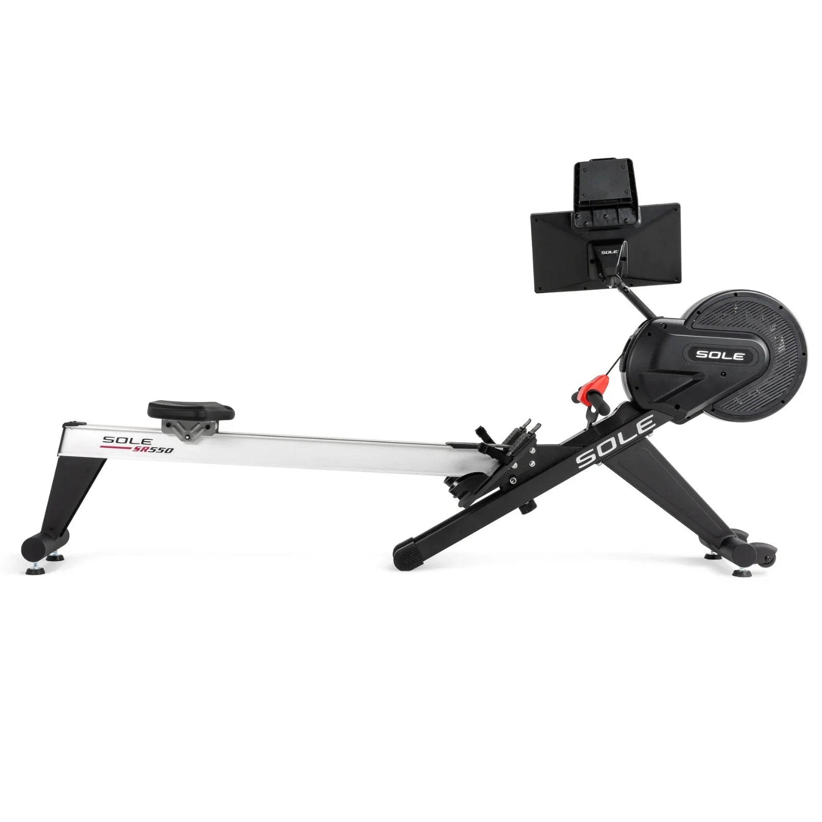 Sole Fitness SR550 roeitrainer met touchscreen entertainment scherm