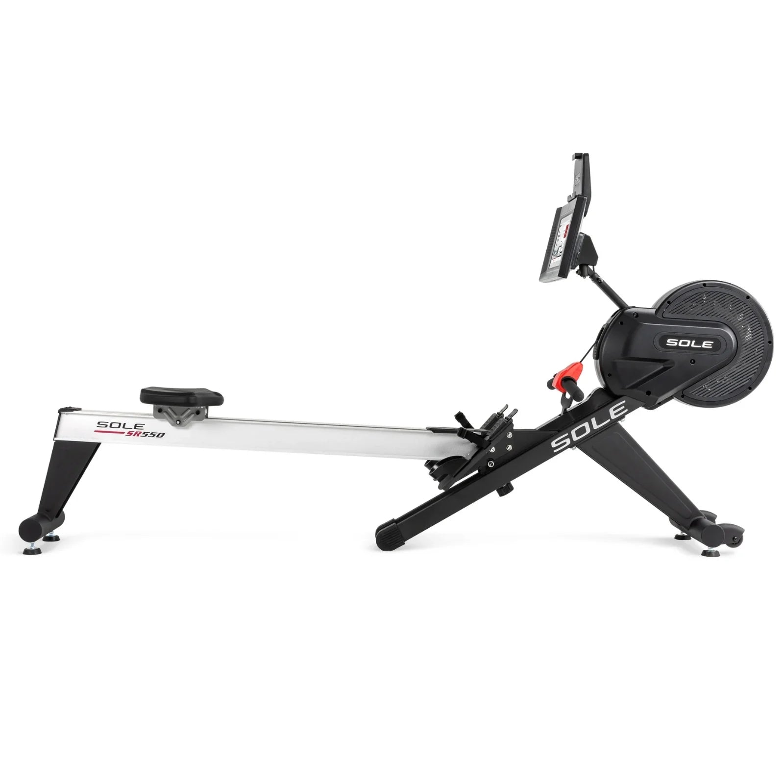 Sole Fitness SR550 roeitrainer met touchscreen entertainment scherm