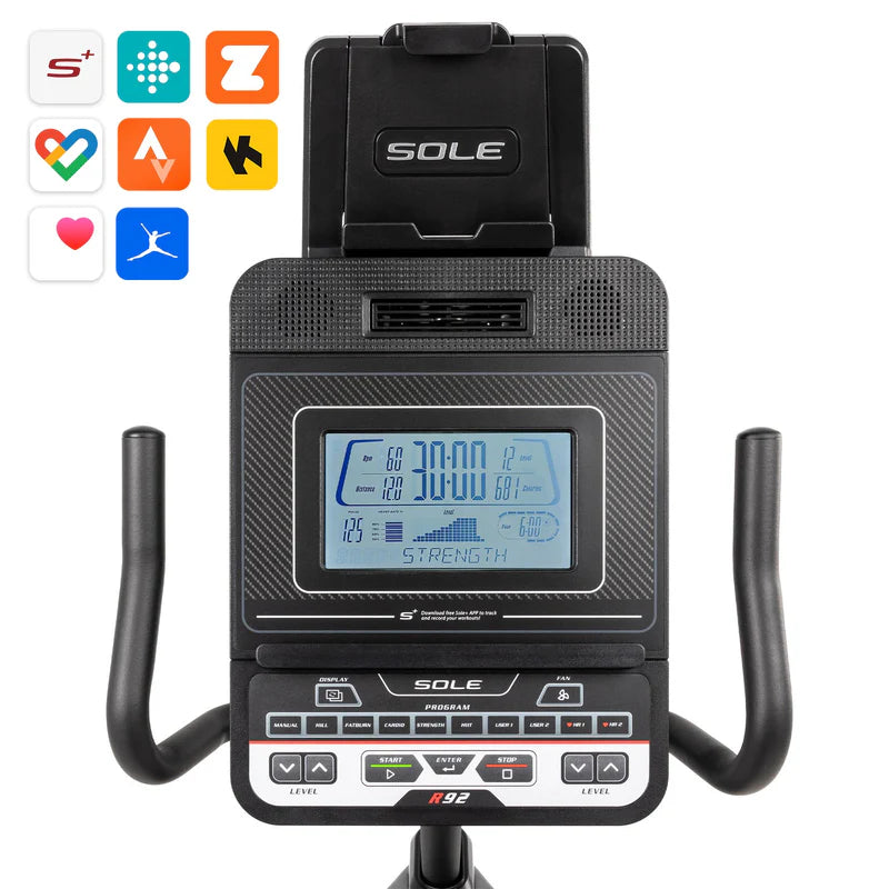 Sole Fitness R92 recumbent bike ligfiets