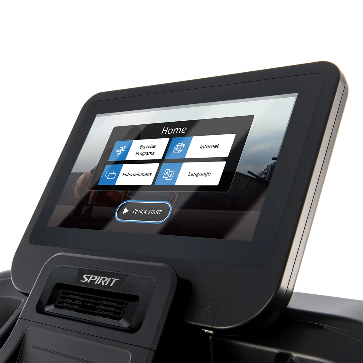 Spirit Fitness CT800ENT - Commerciële loopband met entertainment console