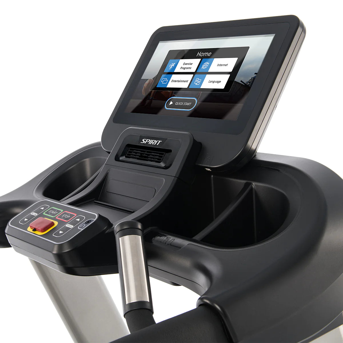 Spirit Fitness CT800ENT - Commerciële loopband met entertainment console