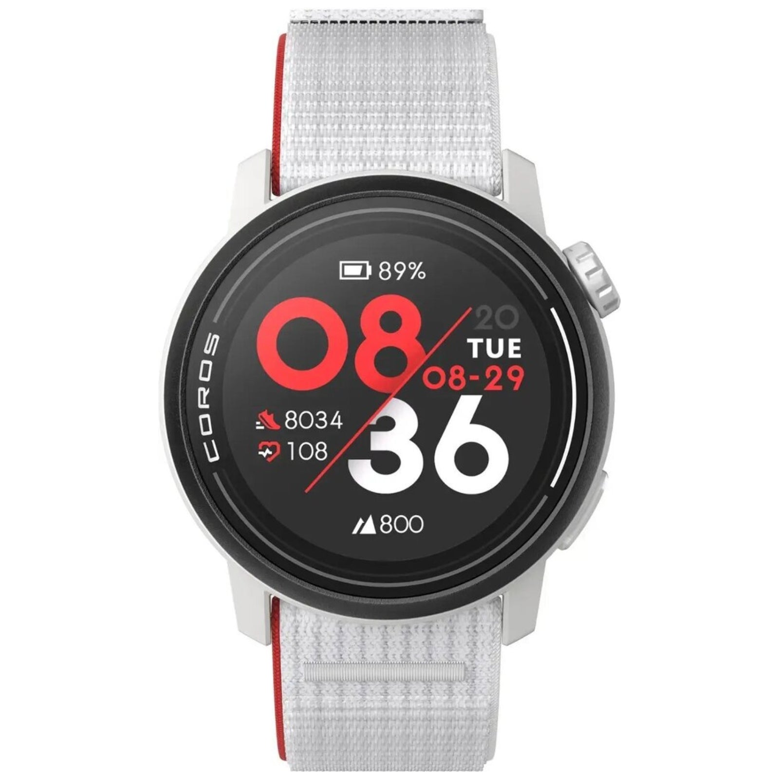 Coros PACE 3 Nylon Chalk / Wit - GPS Sport- & Adventure Horloge