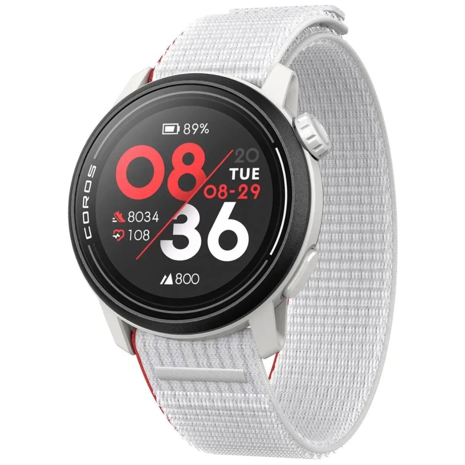 Coros PACE 3 Nylon Chalk / Wit - GPS Sport- & Adventure Horloge