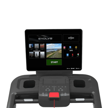 Evolve Fitness EC-550-TFT professionele loopband met touchscreen entertainment console