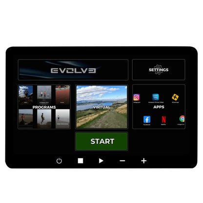 Evolve Fitness ET-PR-156-TFT crosstrainer met 15,6 inch touchscreen console