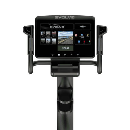 Evolve Fitness PR-156-TFT upright bike - 15.6 inch touchscreen entertainment console