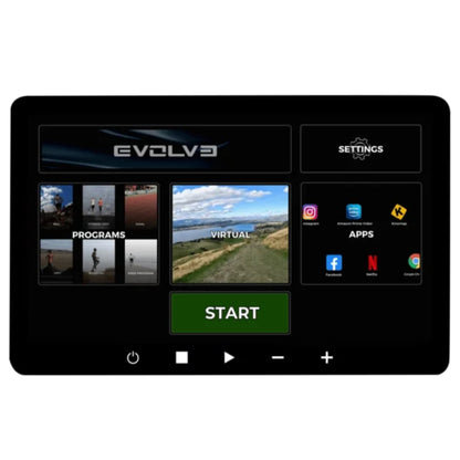Evolve Fitness RB-PR-156-TFT recumbent bike met 15,6 inch touchscreen console