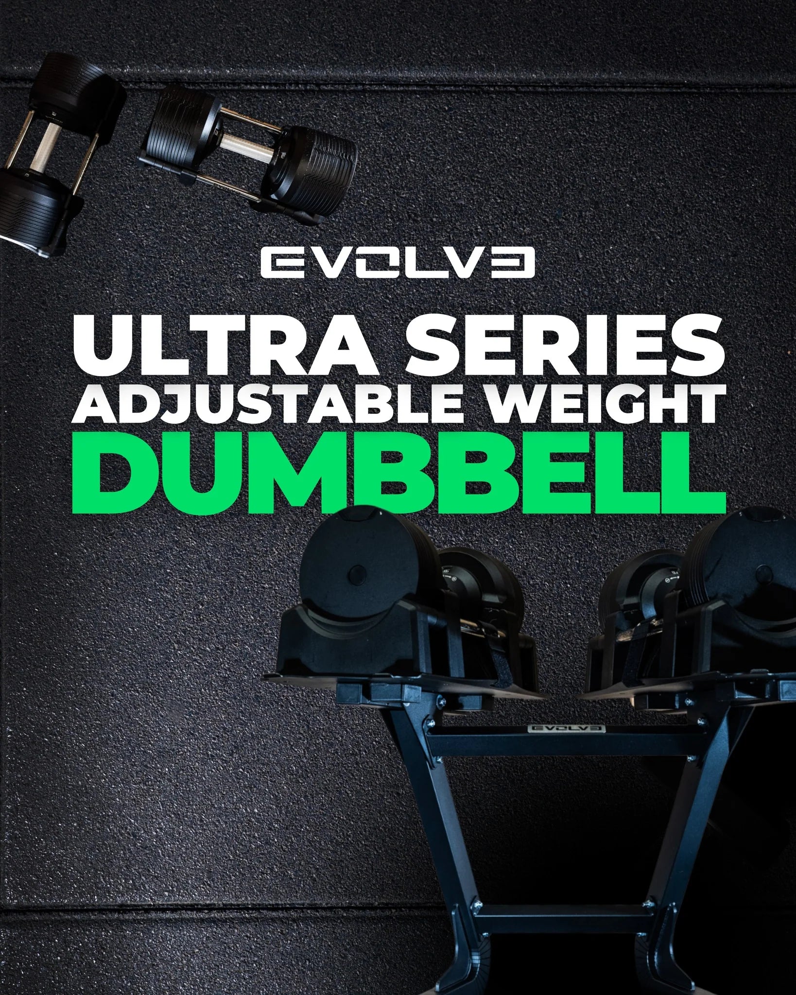 Evolve Fitness Ultra Series AD-235 verstelbare dumbbell tot 23.5 KG
