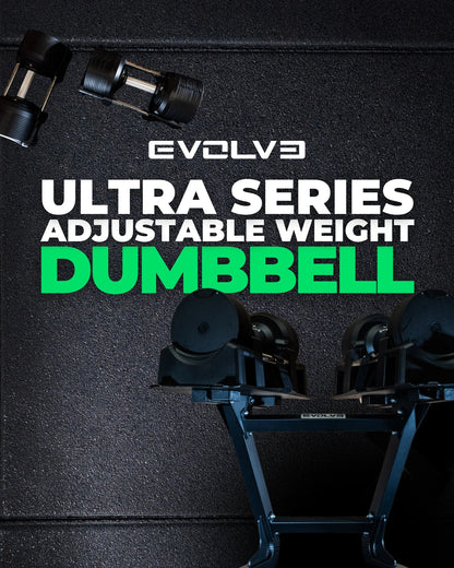 Evolve Fitness Ultra Series AD-235 verstelbare dumbbell tot 23.5 KG