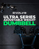 Image of Evolve Fitness Ultra Series AD-235 - Verstelbare dumbbell tot 23.5 KG