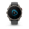 Image of Garmin Fenix 8 Pro (47 mm) Sapphire - Premium AMOLED Multisport Smartwatch - Titanium met graphite/zwarte siliconen band