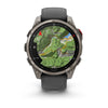 Image of Garmin Fenix 8 Pro (47 mm) Sapphire - Premium AMOLED Multisport Smartwatch - Titanium met graphite/zwarte siliconen band