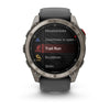 Image of Garmin Fenix 8 Pro (51 mm) Sapphire - Premium AMOLED Multisport Smartwatch - Titanium met graphite/zwarte siliconen band