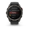 Image of Garmin Fenix 8 Pro (51 mm) Sapphire - Premium AMOLED Multisport Smartwatch - Carbon grey DLC-titanium met zwarte/pebble grey siliconen band