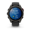 Image of Garmin Fenix 8 Pro (47 mm) Sapphire - Premium AMOLED Multisport Smartwatch - Carbon grey DLC-titanium met zwarte/pebble grey siliconen band
