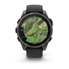Image of Garmin Fenix 8 Pro (47 mm) Sapphire - Premium AMOLED Multisport Smartwatch - Carbon grey DLC-titanium met zwarte/pebble grey siliconen band