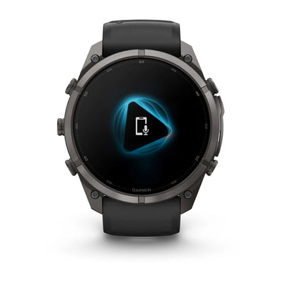 Garmin fēnix® 9 Pro (51 mm) - Carbon Gray DLC Titanium with Black/Pebble Gray Silicone Band