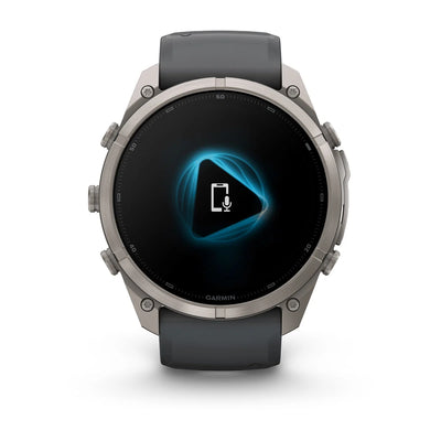 Garmin fēnix® 9 Pro inReach® (51 mm) - Titane avec bracelet Graphite/Silicone noir