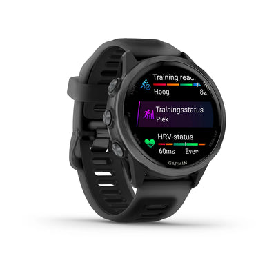Garmin Forerunner 570 (42mm) noir - Montre connectée haut de gamme pour la course à pied avec écran AMOLED
