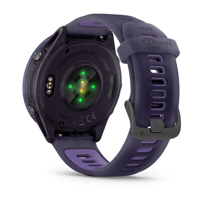 Garmin Forerunner 570 (47 mm) violet indigo - Montre connectée haut de gamme pour la course à pied avec écran AMOLED