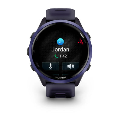 Garmin Forerunner 570 (47 mm) violet indigo - Montre connectée haut de gamme pour la course à pied avec écran AMOLED