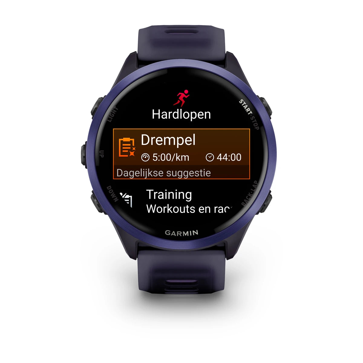 Garmin Forerunner 570 (47 mm) indigo paars - Premium smartwatch voor hardlopen met AMOLED-scherm