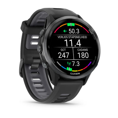 Garmin Forerunner 970 noir - Montre connectée haut de gamme pour la course à pied avec écran AMOLED