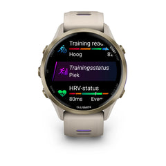 Garmin Forerunner 970 Soft Gold - Premium smartwatch voor hardlopen met AMOLED-scherm