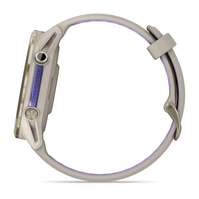 Garmin Forerunner 970 Soft Gold - Montre connectée haut de gamme pour la course à pied avec écran AMOLED