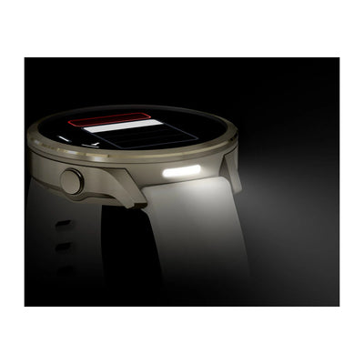 Garmin Venu 4 (41 mm) - Montre connectée hybride mode/sport - Or lunaire avec bracelet en silicone Bone