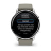 Image of Garmin Venu 4 (45 mm) zwart - Fashion/Sport Hybride Smartwatch - Zilver met zilvergrijze siliconen band