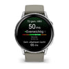 Image of Garmin Venu 4 (45 mm) zwart - Fashion/Sport Hybride Smartwatch - Zilver met zilvergrijze siliconen band