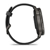 Image of Garmin Venu 4 (45 mm) zwart - Fashion/Sport Hybride Smartwatch - Slate met Zwarte siliconen band