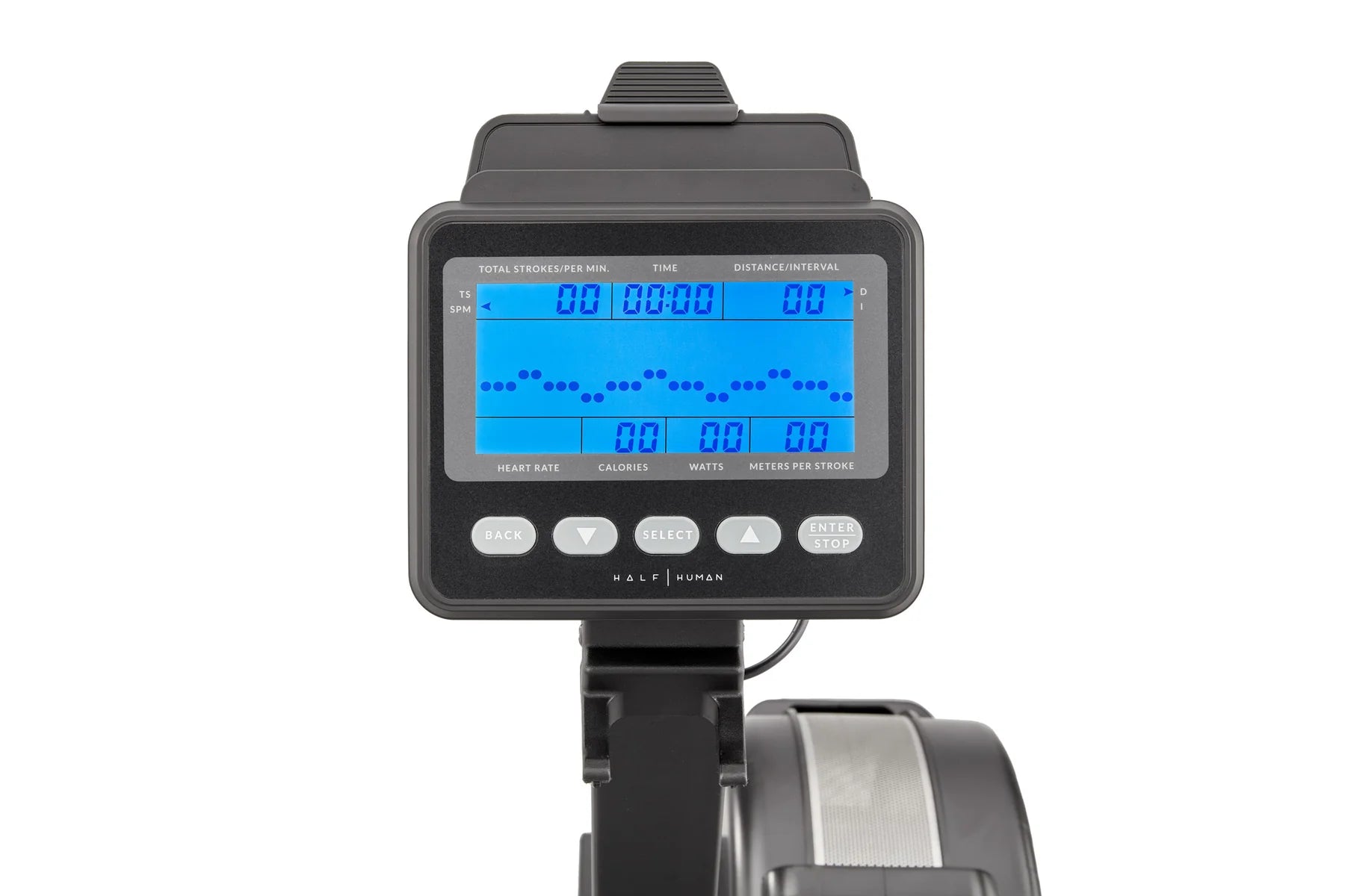 Half Human Air Rower Roeitrainer