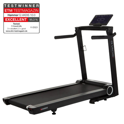 Hammer Q. Vadis 10.0 treadmill with 15.6" TFT touchscreen 