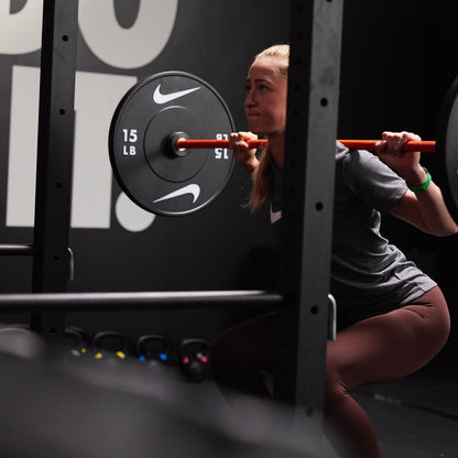 Nike Strength Coated Premium Barbell - 20 kg / Orange Swoosh