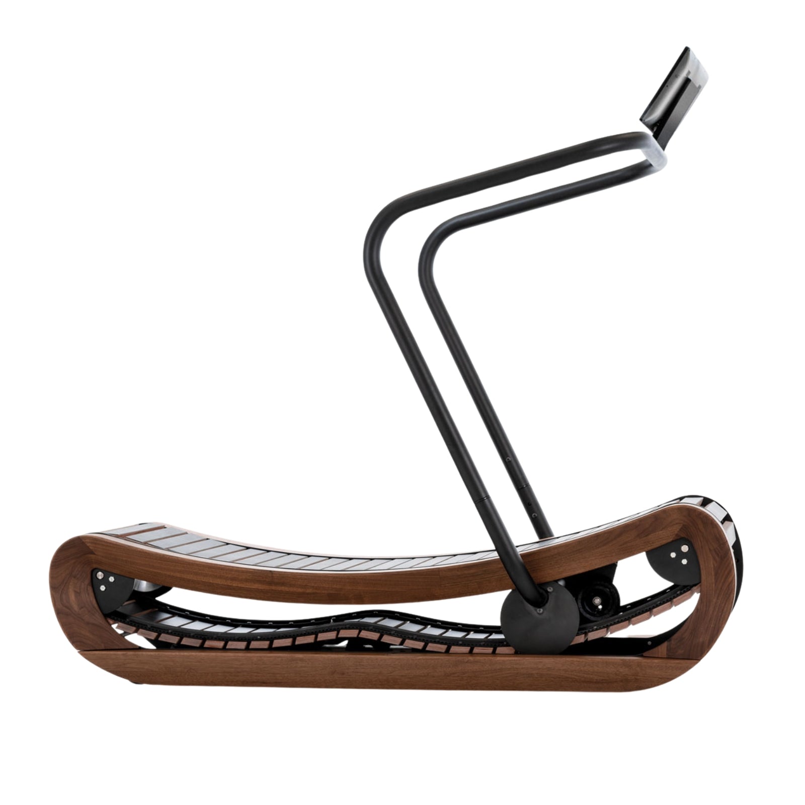 NOHRD SprintBok Pro Walnoot motorloze houten loopband - Notenhout - gratis installatie