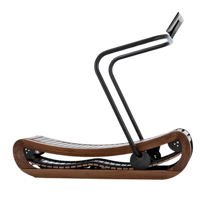 NOHRD SprintBok Pro Walnoot motorloze houten loopband - Notenhout - gratis installatie
