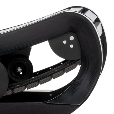 NOHRD SprintBok Pro Zwart motorloze houten loopband - Gebeitst eikenhout - gratis installatie