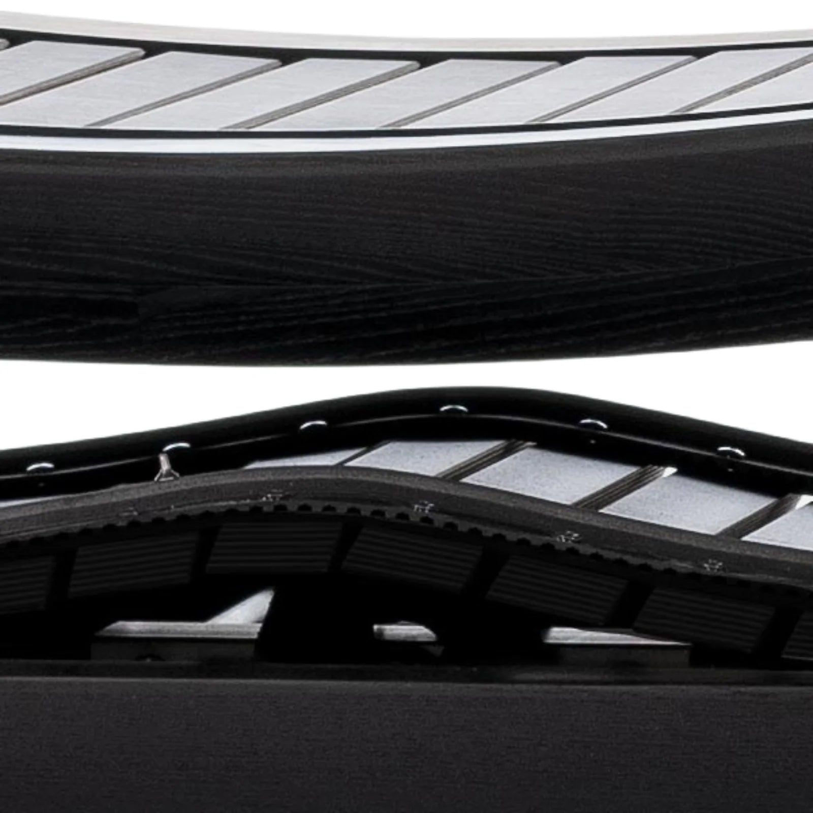 NOHRD SprintBok Pro Zwart motorloze houten loopband - Gebeitst eikenhout - gratis installatie