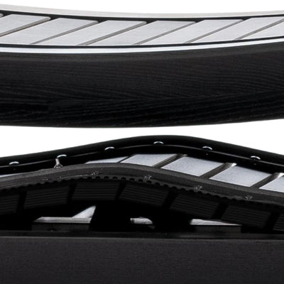 NOHRD SprintBok Pro Zwart motorloze houten loopband - Gebeitst eikenhout - gratis installatie